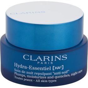 Clarins by Clarins Hydra-Essentiel [HA2] Plumps, Moisturizes And Quenches Night Cream (All Skin Types) --50ml/1.7oz